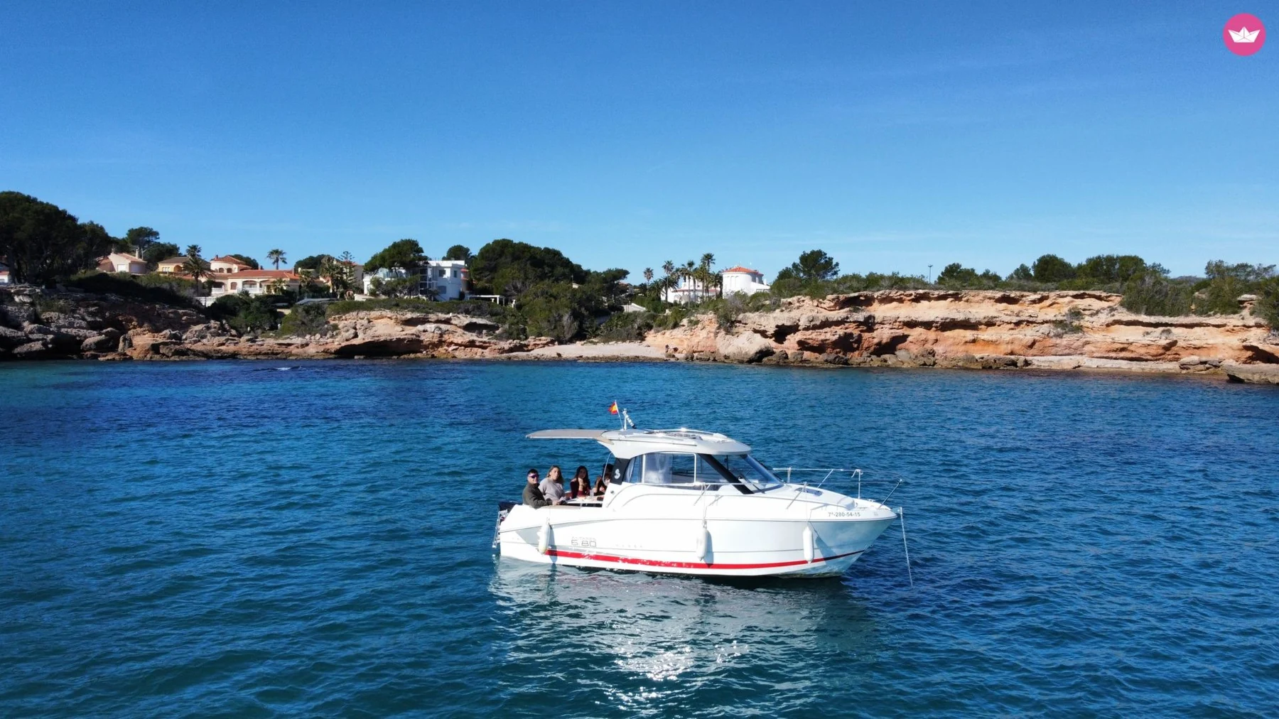 Oberón con pasajeros a bordo